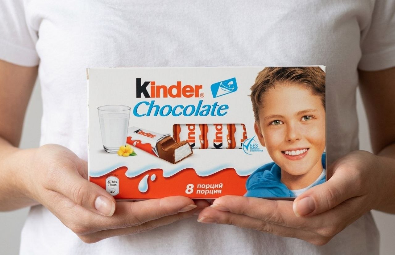 МОЛОЧНЫЙ ШОКОЛАД «KINDER»